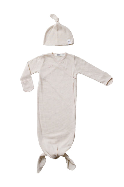 Snoozebaby Sac de couchage Baby Cocon avec chapeau Peach Blush 60cm