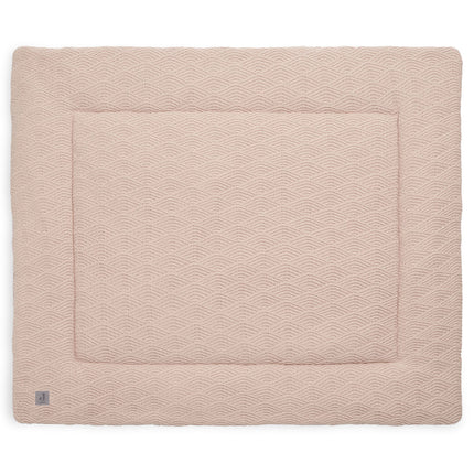 Jollein Boxkleed River Knit Pale Pink 80x100cm