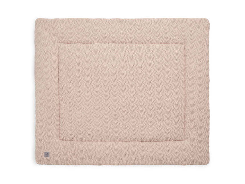 Jollein Boxkleed River Knit Pale Pink 80x100cm