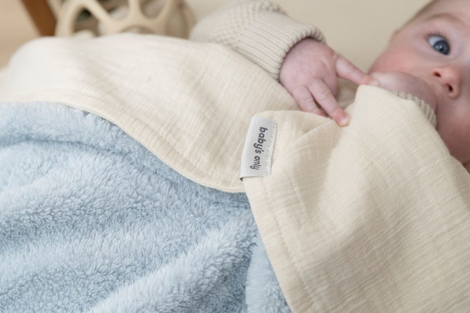 Baby's Only Ledikantdeken Cozy Misty Blue