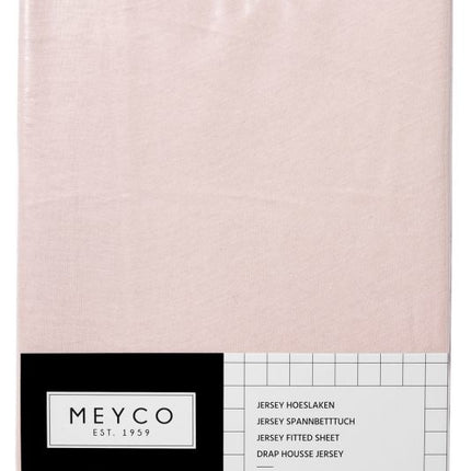 Meyco Hoeslaken Jersey Licht Roze 40x80/90 cm