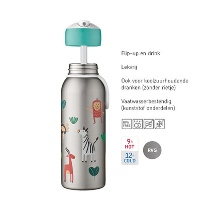 Mepal Thermosfles Flip-Up Campus 350ml Turquoise