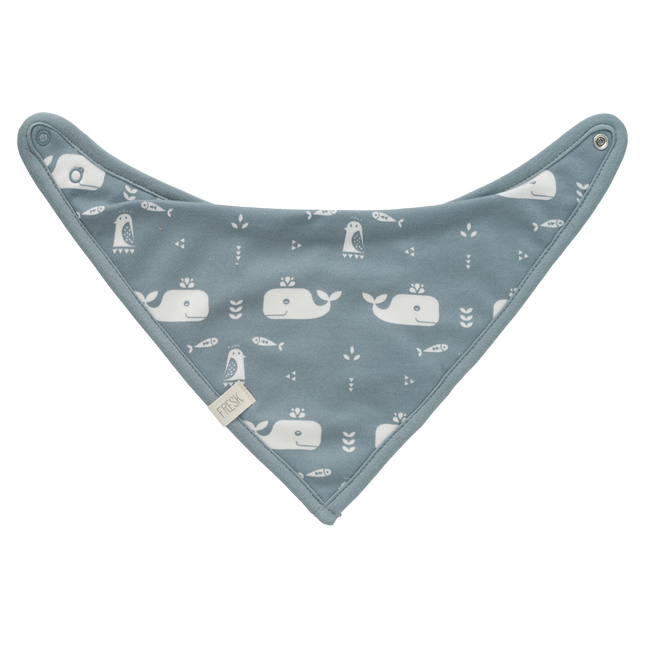 Fresk Slab Bandana Whale Blue Fog