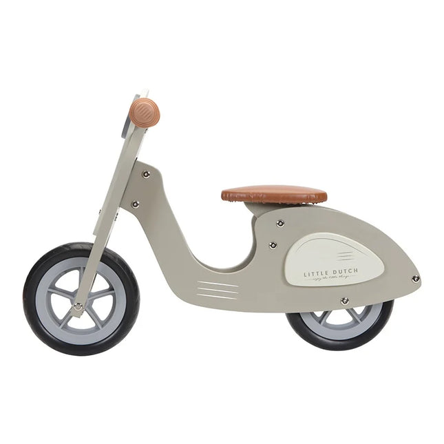 Little Dutch Loopfiets Scooter Olive