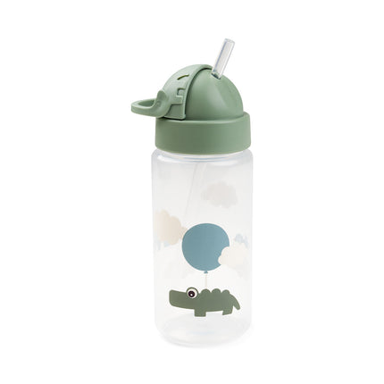 Done by Deer Tasse à paille Happy Clouds Green 350ml