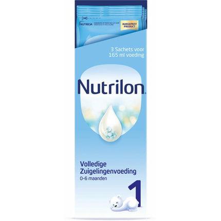Nutrilon 1 Préparation pour nourrissons 3-pack Portion pack 0-6 mois