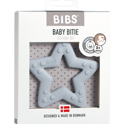 BIBS Bijtspeeltje Ster Baby Blue