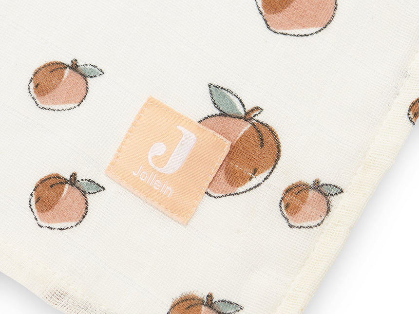 Jollein Hydrofiele Doek Peach 115x115cm 2st