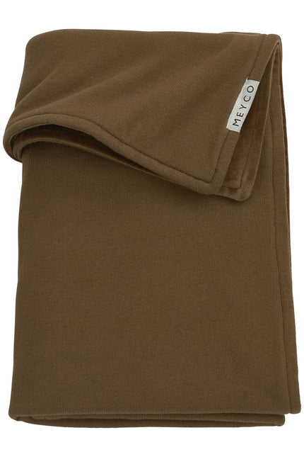 Meyco Wiegdeken Velvet Knit Basic Chocolate