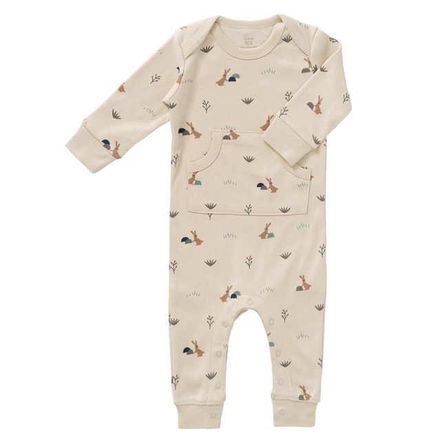 Fresk Baby Pyjama Rabbit Sandshell