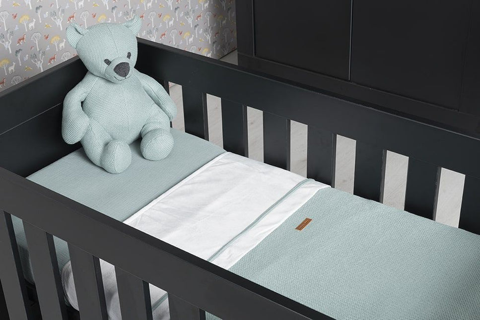 Baby's Only Dekbedovertrek Classic Mint 100x135cm