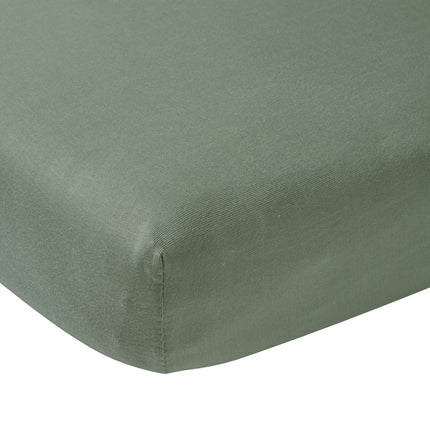 Meyco Hoeslaken Jersey Boxmatras 75X95cm Forest Green