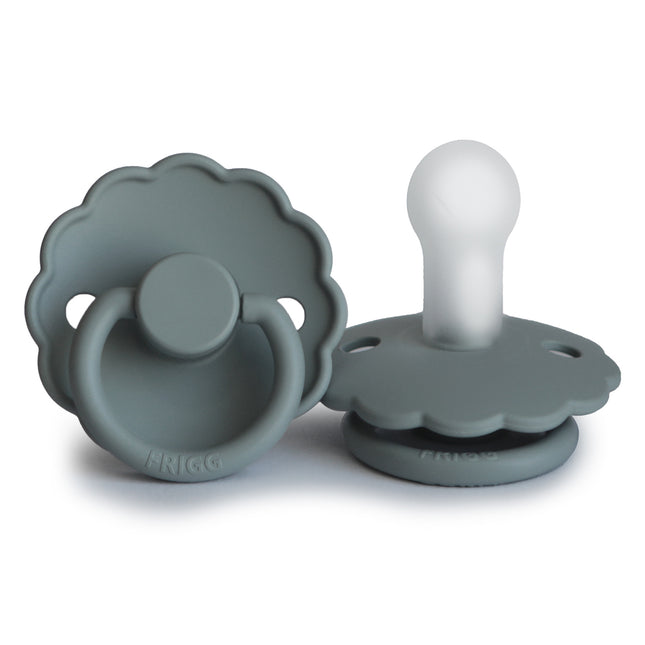 Frigg Speen Maat 1 Daisy French Gray Silicone