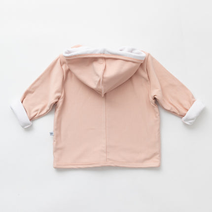 Bamboom Baby Vestje Met Capuchon Roze