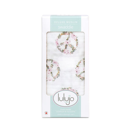 Lulujo Hydrofiele Doek Peace 120x120cm