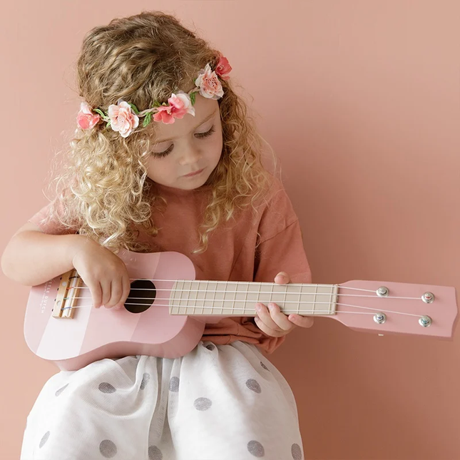 Little Dutch Gitaar pink