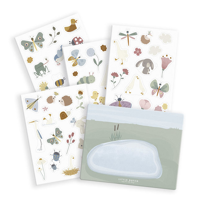 Little Dutch Raamstickers Flowers & Butterflies 5 Delig