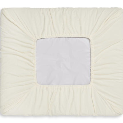 Jollein Aankleedkussenhoes Spring Knit Ivory 75x85cm