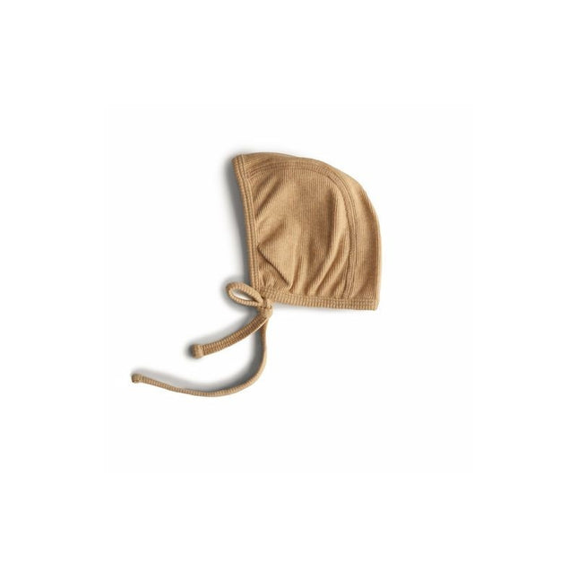 Mushie Babymutsje Bonnet Mustard Melange