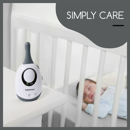 Babymoov Babyphone Simply Care Color 300M avec adaptateurs