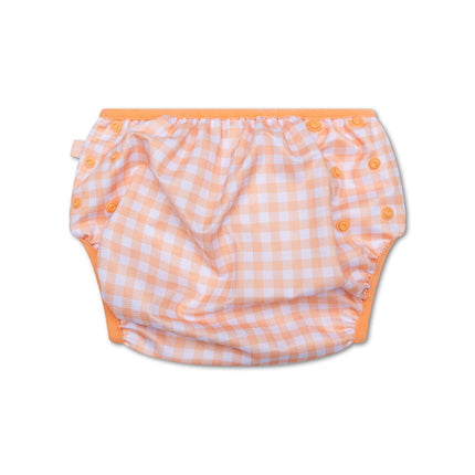 Swim Essentials Couche de natation lavable Abricot Orange Taille ajustable