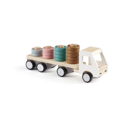 Kid's Concept Speelgoed Auto Vrachtwagen Met Ringen