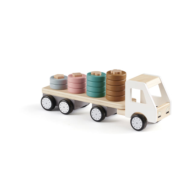 Kid's Concept Speelgoed Auto Vrachtwagen Met Ringen