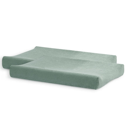 Jollein Aankleedkussenhoes Badstof Ash Green 75x85cm 2st