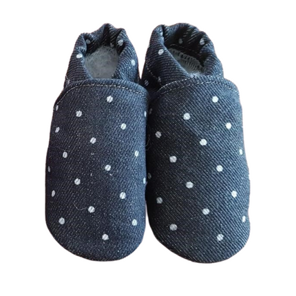 Baby Dutch Chaussures pour bébé Denim Dots