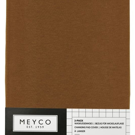 Meyco Aankleedkussenhoes Basic Jersey Camel 2st