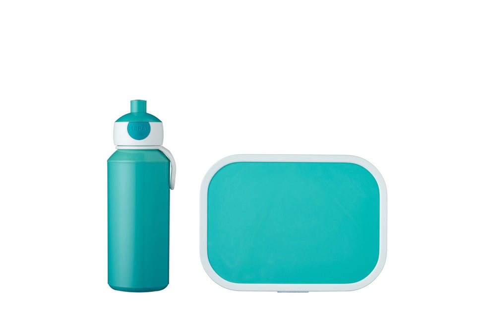 Mepal Lunchset Campus Drinkfles+Lunchbox Turquoise