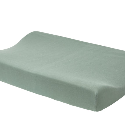 Meyco Aankleedkussenhoes Basic Jersey Stone Green