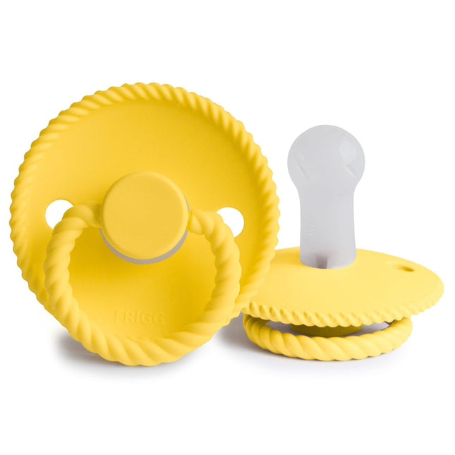 Frigg Speen Maat 2 Rope Sunflower Silicone