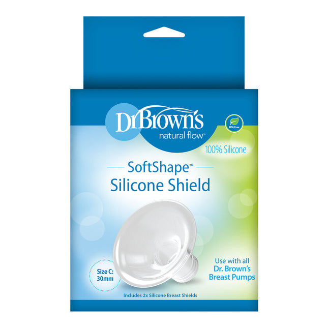 Dr. Brown's Softshape siliconen borstschild maat C 2st