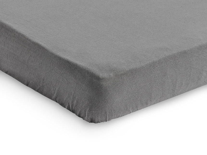 Jollein Hoeslaken Jersey Storm Grey 60x120cm