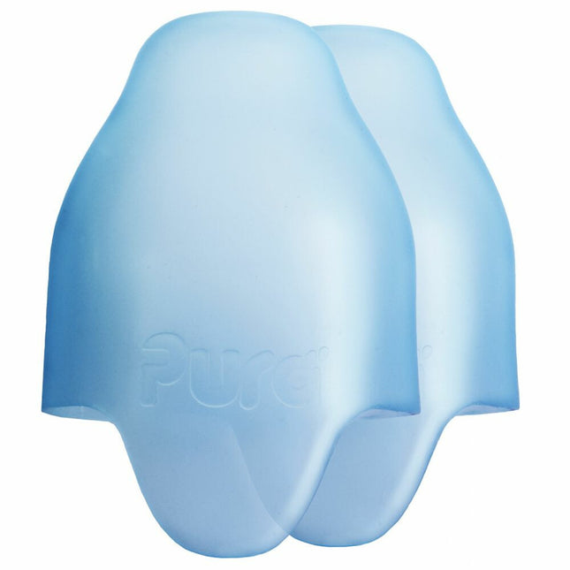 Pura Flesvoeding Accessoire Silicone Reisdop Blauw 2st