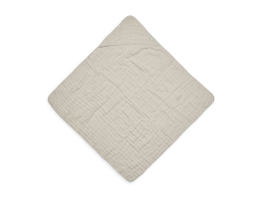 Jollein Badcape Baby Wrinkled Cotton Nougat 75x75cm