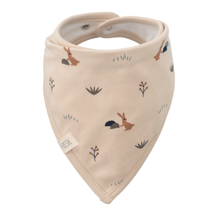 Fresk Slabbetje Rabbit Bandana Sandshell