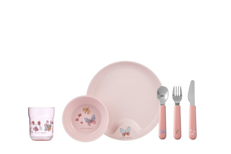 Little Dutch Kinderservies Set Mio 6 delig Flowers & Butterflies