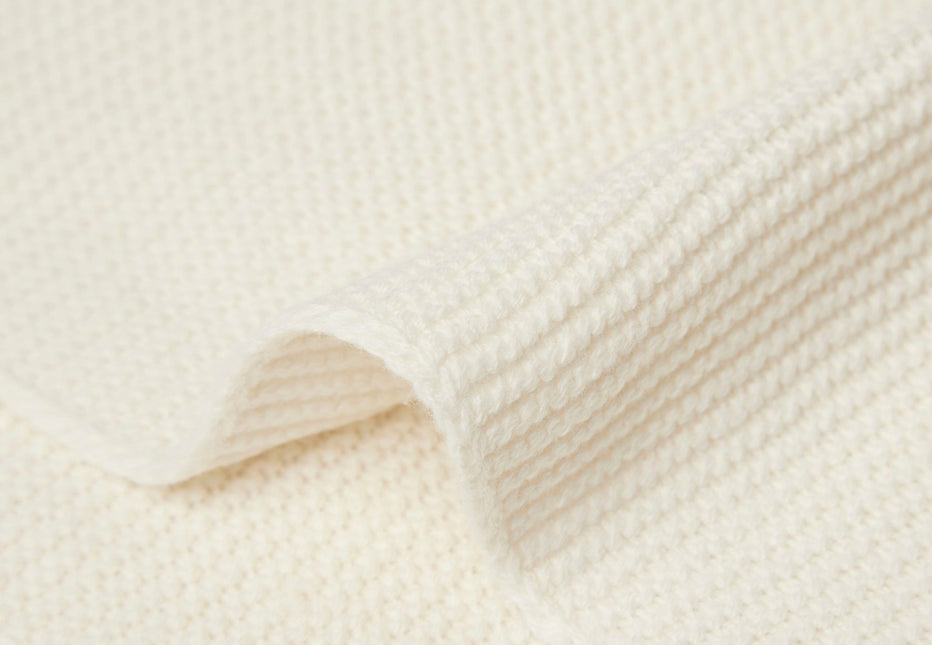 Jollein Wiegdeken Basic Knit Ivory 75x100cm