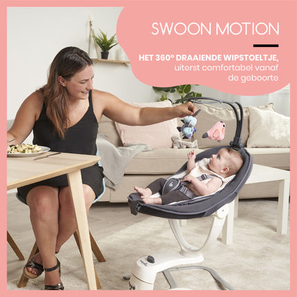 Babymoov Swing Swoon Motion Zinc Avec Adaptateur
