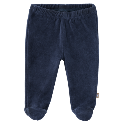 Fresk Baby Broekje Velours Met Voet Indigo