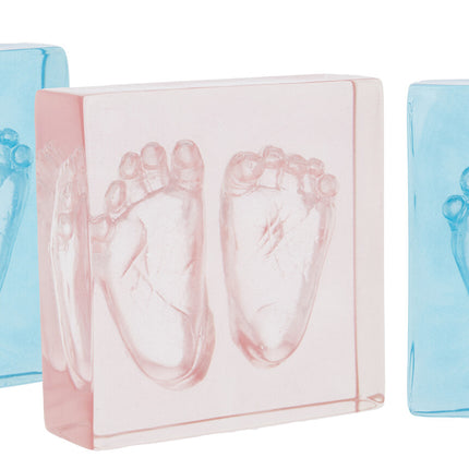 Dooky Fotolijst Crystal Memories 2D Hand Voet Afdruk 10X10Cm