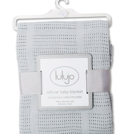 Lulujo Wiegdeken Cellular Grey