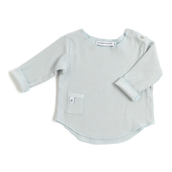 Bamboom Baby Shirt Lange Mouw Licht Blauw