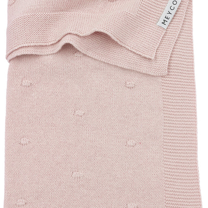 Meyco Couverture de lit Mini Knots Soft Pink