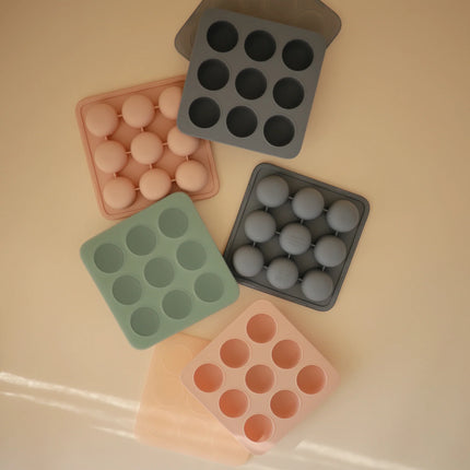 Mushie Baby Food Freezer Tray Blush