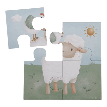 Little Dutch Puzzel 4 In 1 Little Farm