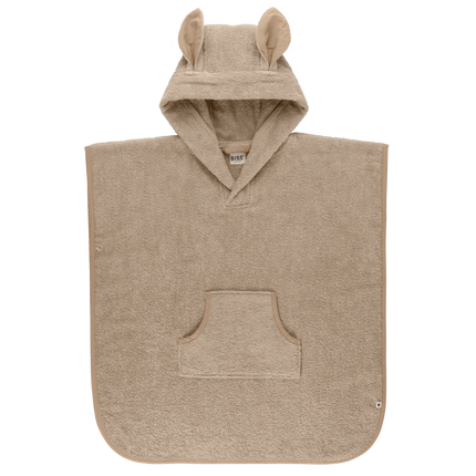 BIBS Badcape Baby Poncho Kangaroo Vanilla