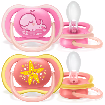 Philips Avent Fopspeen New Berry Girl Air +6 Mnd 2st